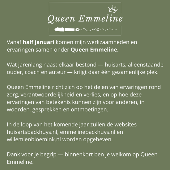 onderhoudsmodus Queen Emmeline wit